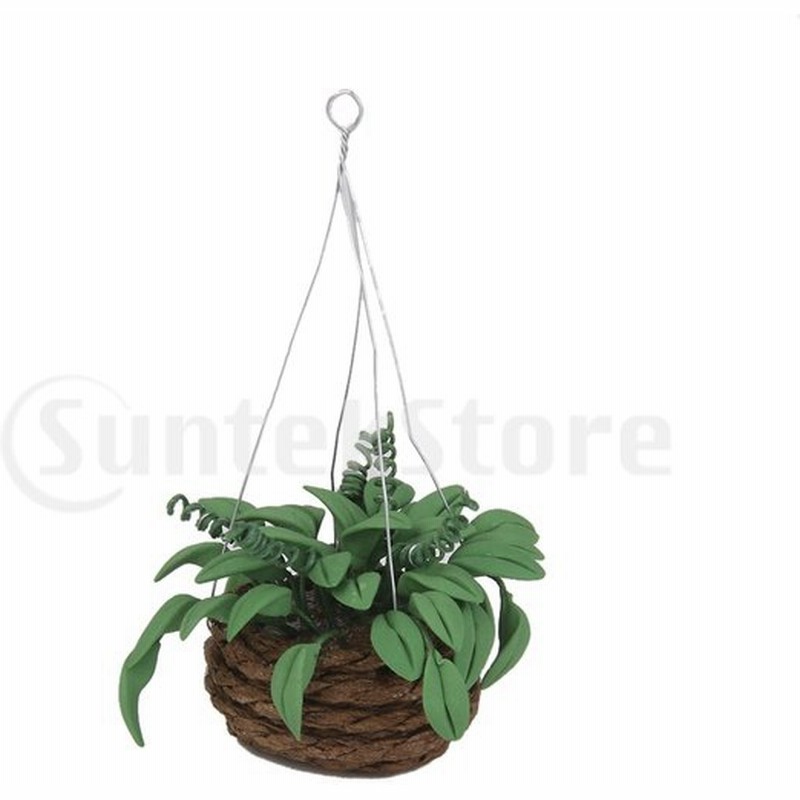 吊り 植物 1 12ドールハウス用 ミニチュア インテリア デコレーション Diy 装飾 アクセサリー 通販 Lineポイント最大0 5 Get Lineショッピング