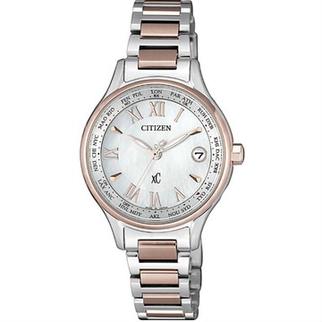 CITIZEN星辰錶 Xc系列 EC1169-50W 光動能電波櫻花粉紅廣告款女錶 / 28mm｜樂天全館特惠中★指定刷卡回饋10%