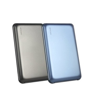 10000mAh 超輕薄帶線行動電源 藍灰雙色款(IBM003) 星空藍