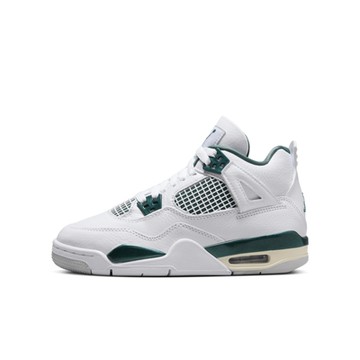 NIKE AIR JORDAN 4 RETRO (GS) 男女大童休閒鞋-白米綠-FQ8213103