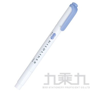 ZEBRA MILDLINER 柔色螢光筆 WKT7-MBG-深藍色【九乘九購物網】