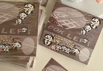 【香港壓馬路】便利貼手帳便簽本可撕留言本