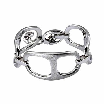 FOSSIL 魅力曲線手鍊(銀)