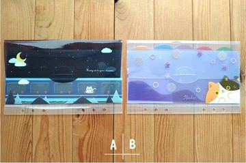 【拼圖貓】199 - O HA YO 6孔5層 多功能收納夾 YFB-508