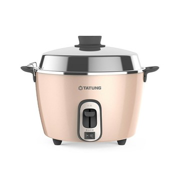 TATUNG大同 6人份 奶霜粉 不鏽鋼配件電鍋 /組 TAC-06R-MBI