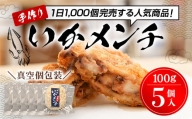 いかメンチ5個 ふるさと納税 いか イカ メンチ 手作り おいしい お惣菜 揚げ物 ギフト 送料無料 千葉県 木更津市