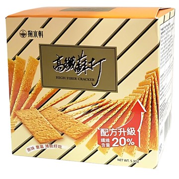 掬水軒 高纖蘇打餅 100g/盒【康鄰超市】