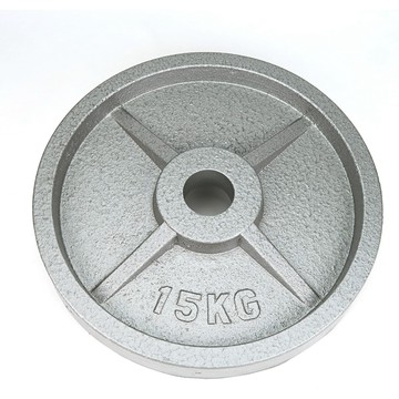 奧林匹克槓片15公斤(烤漆款)(15kg/大孔片/槓鈴片/啞鈴片/Olympic/重訓/胸推/硬舉/深蹲)