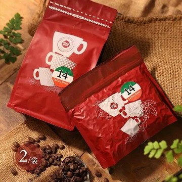 【繽豆咖啡】繽豆14號-中深焙咖啡豆(0.5磅裝)x2入