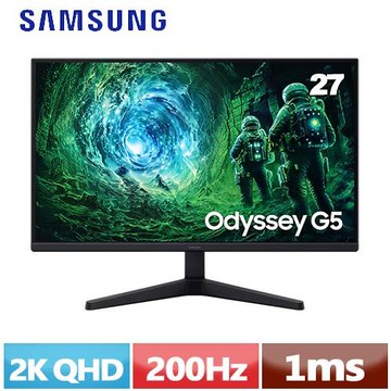 SAMSUNG三星 27型 Odyssey G5 平面電競顯示器 G53F S27FG532EC