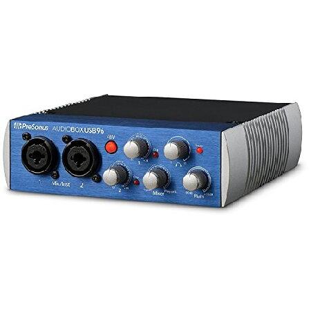 Presonus AudioBox 96 オーディオ USB 2.0 録音インターフェース スタジオワン アーティストソフトウェアキット コンデンサーマイク ショックマウント XLRケーブ