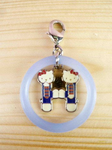 【震撼精品百貨】Hello Kitty 凱蒂貓~KITTY吊飾拉扣-英文字母H