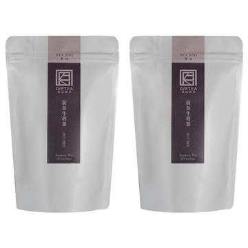 GIFTEA 恩品禮茶 100%台灣黃金牛蒡茶包  6g  12包  2袋