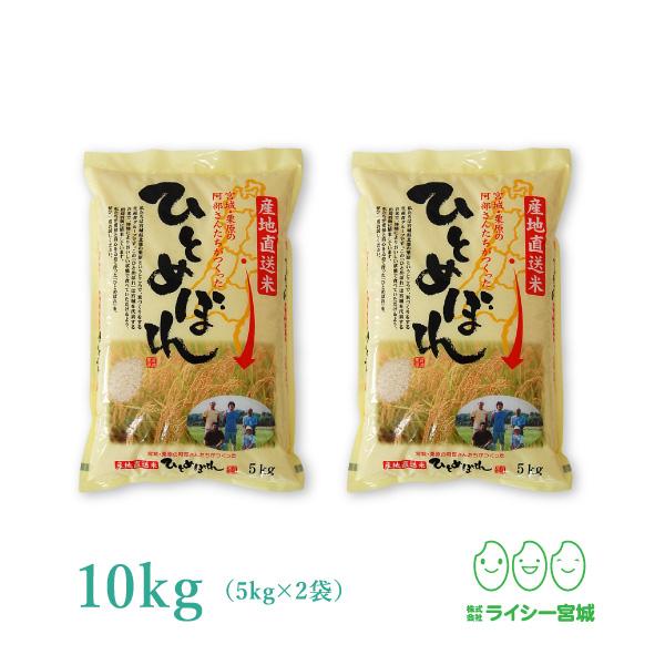 新米 ひとめぼれ 米 10kg 令和5年産 5kgx2袋 お米 宮城県産 白米 送料無料 精白米 産地直送