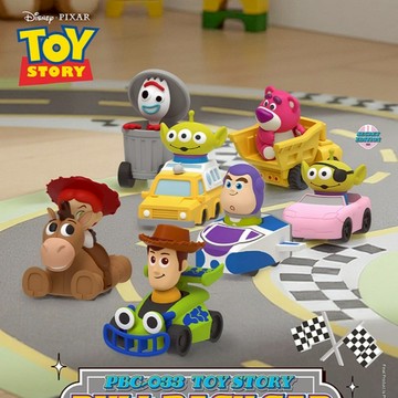 【迪士尼Disney】玩具總動員 迴力車盲盒(隨機出貨)(拆封不退)【墊腳石】盒玩 公仔 小汽車 擺飾