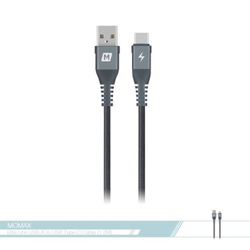 MOMAX摩米士 Elite Link 1.2M 5A Type-C 快速傳輸充電線 (DTA10)