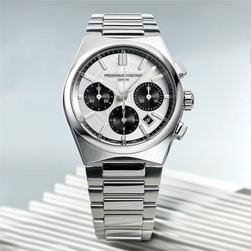 CONSTANT 康斯登 Highlife 限量熊貓錶 三眼計時自動機械錶 套錶 1212購物節 送禮推薦-41mm FC-391SB4NH6B