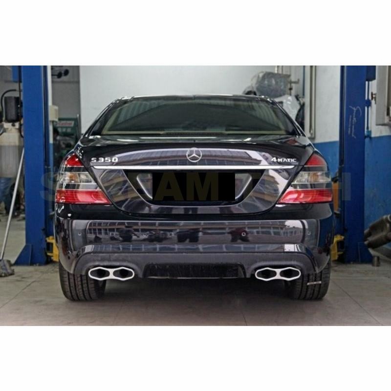 ◇ベンツ W221 Sクラス改 S65タイプスクエアマフラーテール