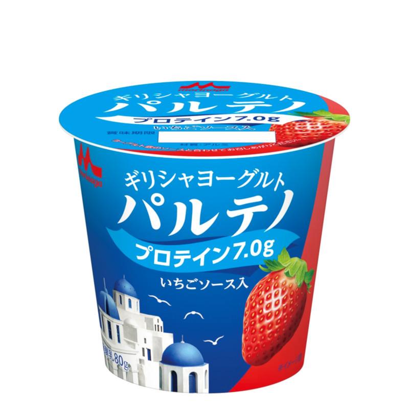 森永乳業 パルテノヨーグルト いちごソース入 80g