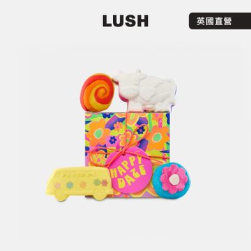 【LUSH 嵐舒】陽光笑臉 泡澡禮盒(汽泡彈x2+泡泡浴芭x2)