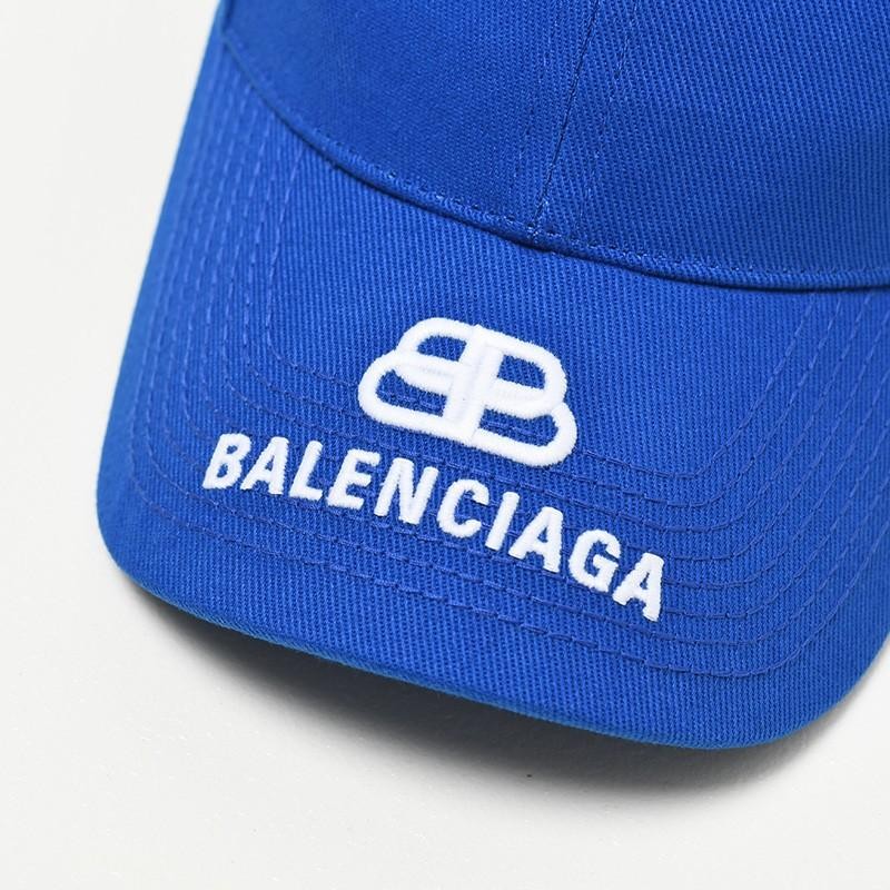 BALENCIAGA バレンシアガ ブルーロゴキャップ 帽子 イタリア正規品