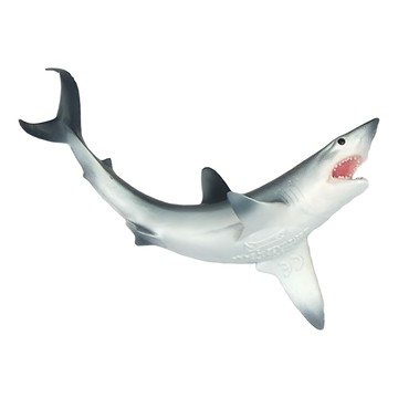 COLLECTA 動物模型玩具 海洋動物系列  尖吻鱗鯊 灰色+白色  1個