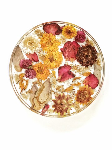 七色花精靈氣板 Seven-color Flower Hz Floral Plate