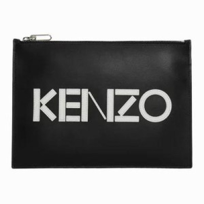 ケンゾー ポーチ Black Logo Pouch 通販 Lineポイント最大1 0 Get Lineショッピング
