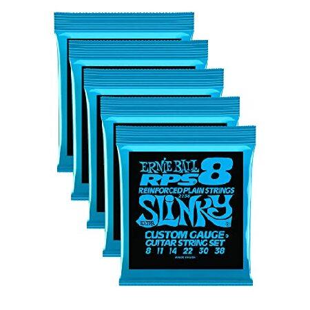 PACK Ernie Ball 2238 RPS Reinforced Extra Slinky Electric Guitar Strings 8-38