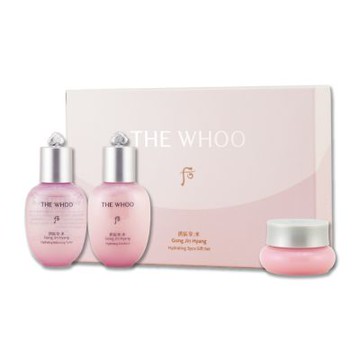 Whoo 后 拱辰享水蓮花保濕3件組（水凝露20ML+水凝乳20ML+保濕凝霜4ML）