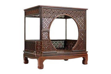 老酸枝木雕工品件微型微小家具模型明清古典室柜子