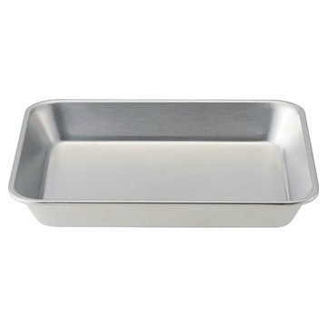 MUJI 無印良品 不鏽鋼托盤  26.5 x 20.5 x 4.5cm  1個