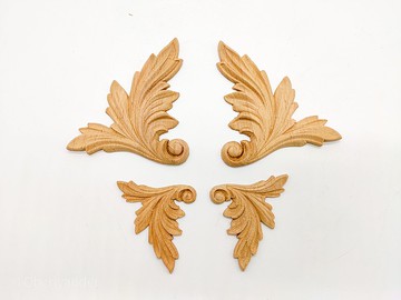 破舊別緻的法式角落，牆壁裝飾，木貼花，鑲嵌家具