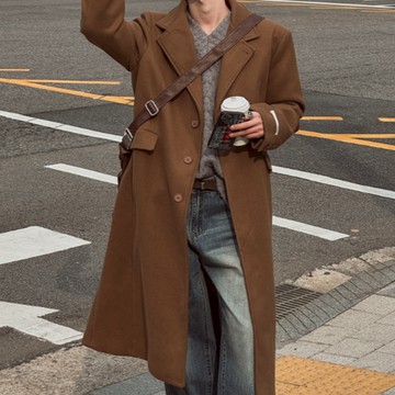 【Metanoia】韓國設計 翻領大衣