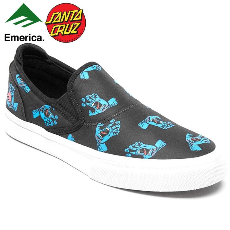 エメリカ EMERICA WINO G6 SLIP-ON x SANTA CRUZ(BLUE/BLACK/WHITE)エメリカスリッポン  EMERICAスリッポン エメリカスニーカー EMERICAスニーカー エメリカシュ | LINEブランドカタログ