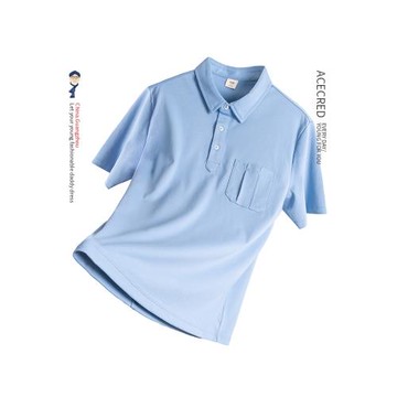 中年爸爸夏裝短袖t恤男中老年人夏季衣服老人爺爺夏天男裝上衣