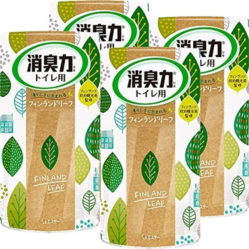 まとめ買い トイレの消臭力 トイレ用 フィンランドリーフの香り 400ml 4個 トイレ 置き型 消臭剤 消臭 芳香剤 通販 Lineポイント最大0 5 Get Lineショッピング
