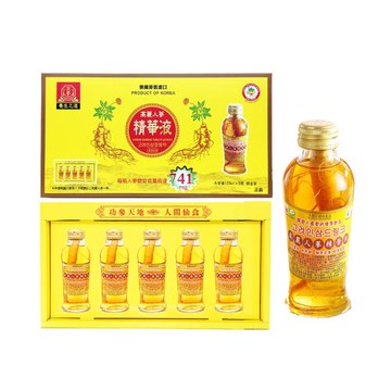 金蔘-韓國高麗人蔘精華液禮盒(120ml*5瓶) 共1盒