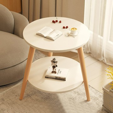 APP下單享點數9% 小桌子茶幾簡易客廳家用現代邊幾網紅簡約迷你陽臺飄窗床頭小圓桌