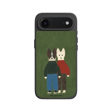 iPhone Air SolidX 黑 - Seungyoun Kim - 紅綠狗狗朋友 Chamo & Mile