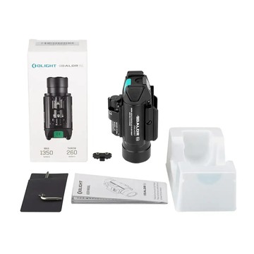 Olight Baldr Pro 沙/黑1350流明 射程260米 綠激光 戰術槍燈 1913/GL槍軌 生存遊戲