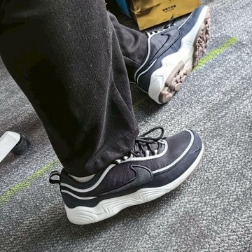 NIKE AIR ZOOM SPIRIDON 黑白 舒適 休閒 運動 男鞋 IO1907-045