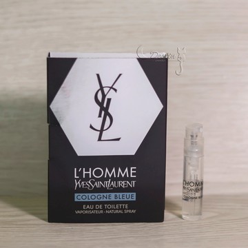 YSL L'HOMME 聖羅蘭 天之驕子 Cologne Bleue 古龍淡藍版 海洋版 1.2ml 可噴式 全新