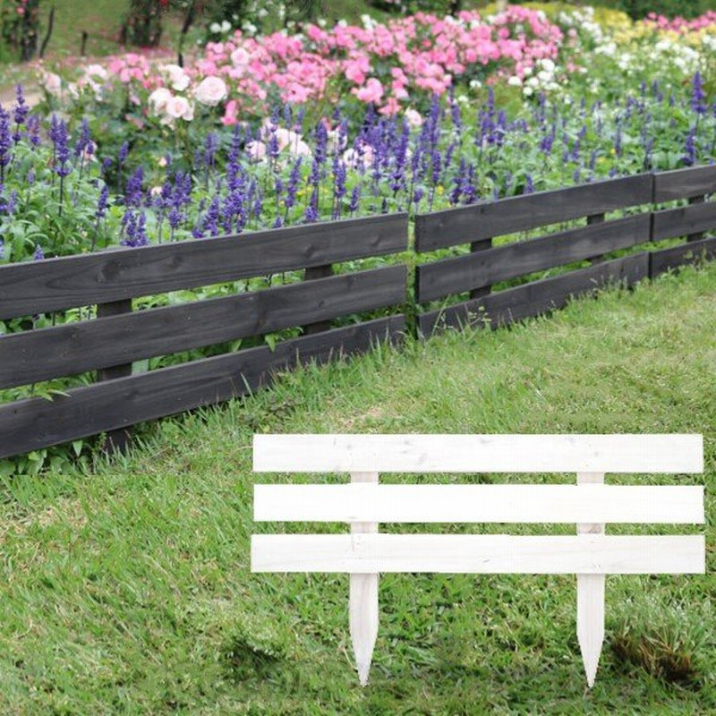 フェンス 木製 おしゃれ 花壇 柵 庭 ウッドフェンス ボーダー 3枚組 通販 Lineポイント最大0 5 Get Lineショッピング
