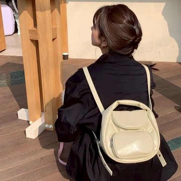 【SAMO ONDOH】 flap mug backpack S ★Crincle yeondu SAMO ONDOH] Flap Mug Bag Backpack S