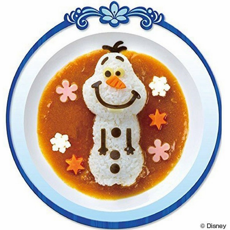 ご飯抜き型 アナと雪の女王 オラフ キャラカレー デコ型 押し型 ご飯型 ライス型 おにぎり型 キャラごはん 通販 Lineポイント最大0 5 Get Lineショッピング