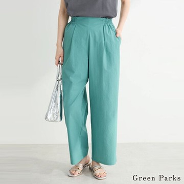 Green Parks  觸感涼爽側線滾邊休閒褲