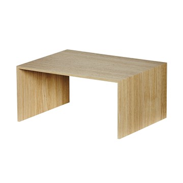 【日本like-it】日製橫向桌上型木質收納架(寬型)-多色可選-自然木色