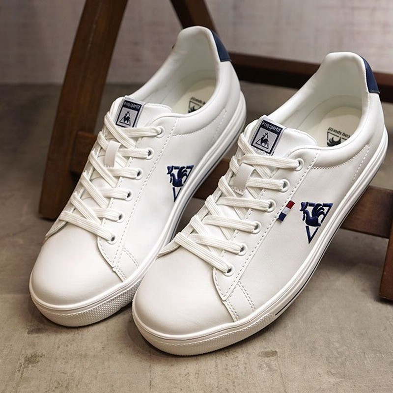 ルコック Le Coq Sportif テルナバウンドコート レディース スニーカー Ql1njc12wn 118 Ss22 Teluna Bound Court ルコックスポルティフ ホワイト ネイビー 白 通販 Lineポイント最大0 5 Get Lineショッピング