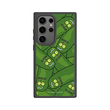 Galaxy S24 Ultra SolidSuit 黑 - 瑞克和莫蒂 Rick and Morty - 罐子裡的泡菜瑞克